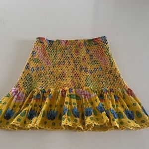 Floral Yellow Skirt